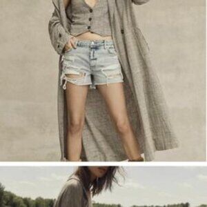 Free People, WE THE FREE Liberty Duster Coat, Size M